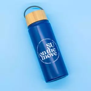 SU on the move Insulated Bottle with Bamboo Lid