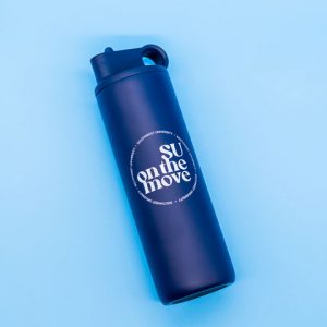 SU on the move Navy Blue Insulated Tumbler